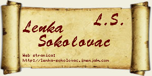 Lenka Sokolovac vizit kartica